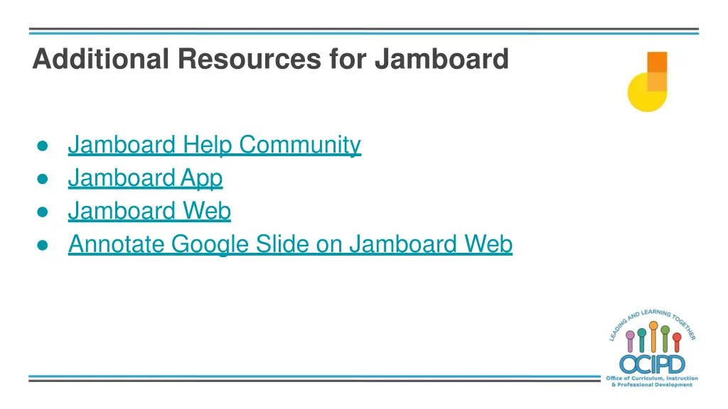 additional resources for jamboard