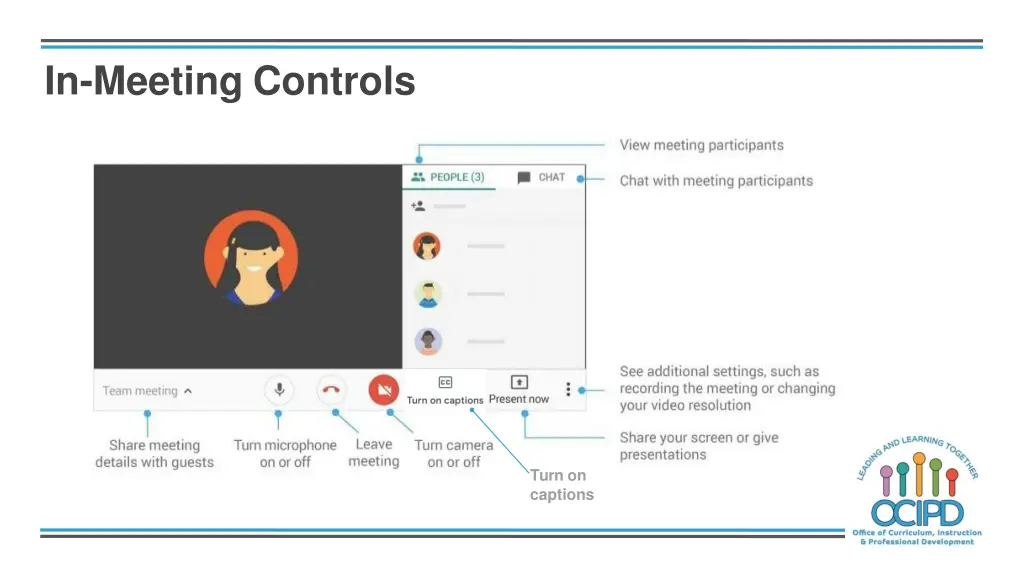 in meeting controls