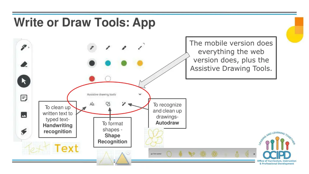 write or draw tools app