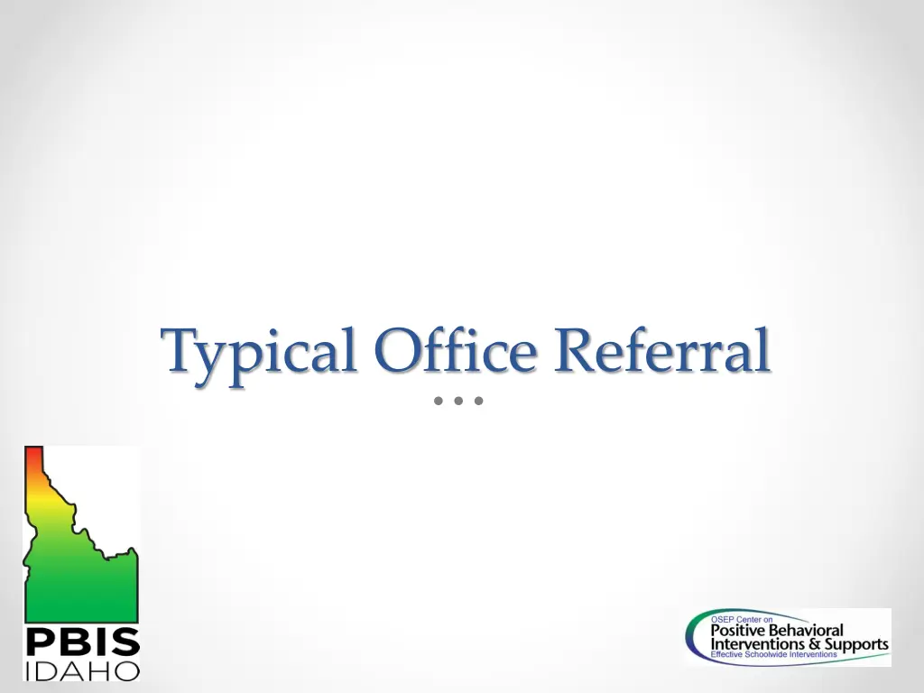 typical office referral