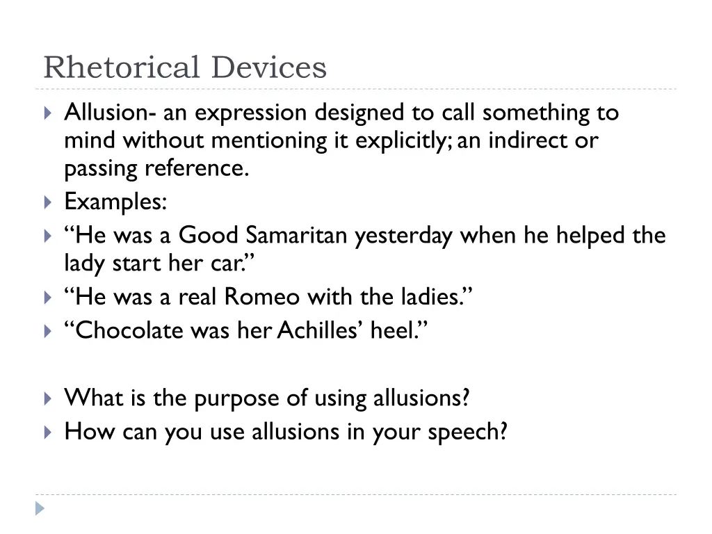 rhetorical devices 1