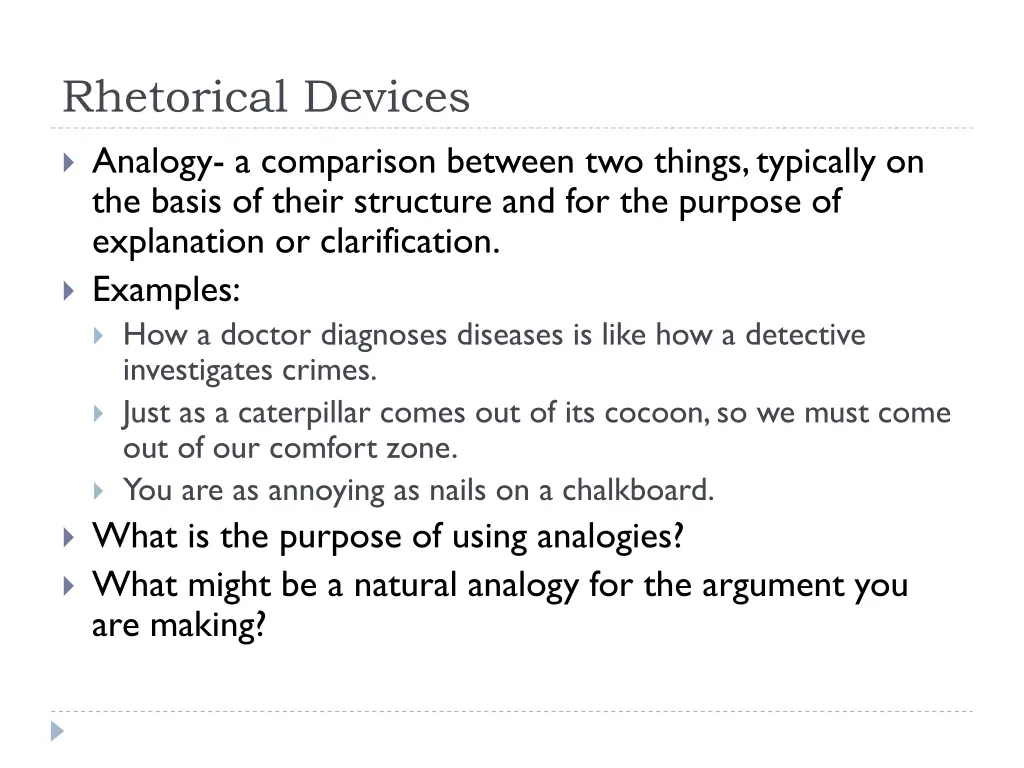 rhetorical devices 2