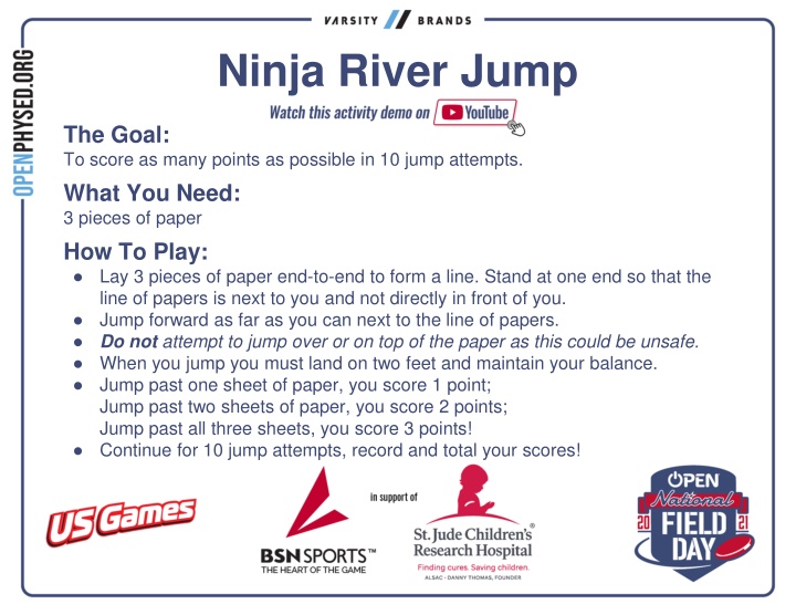 ninja river jump