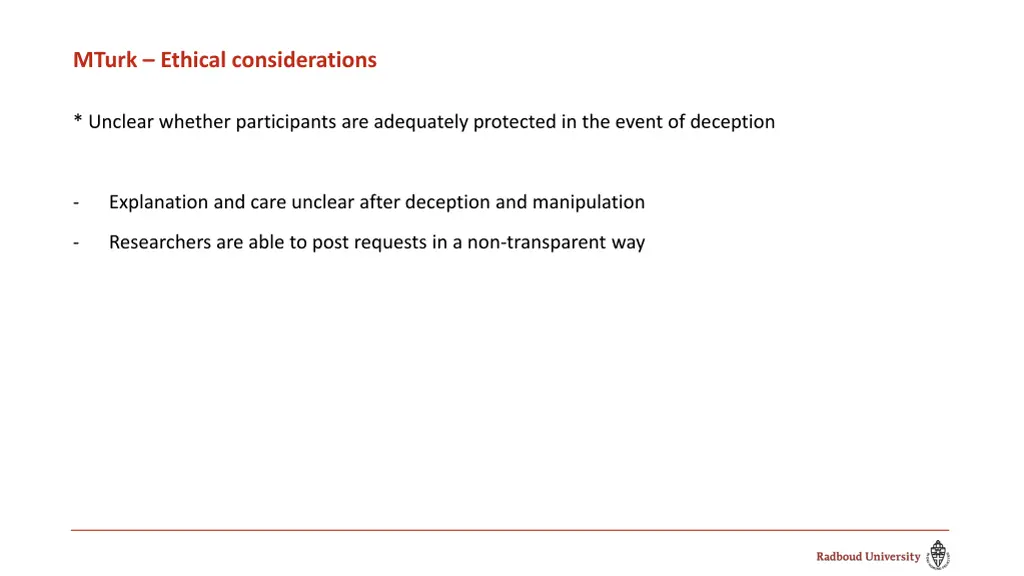 mturk ethical considerations 3