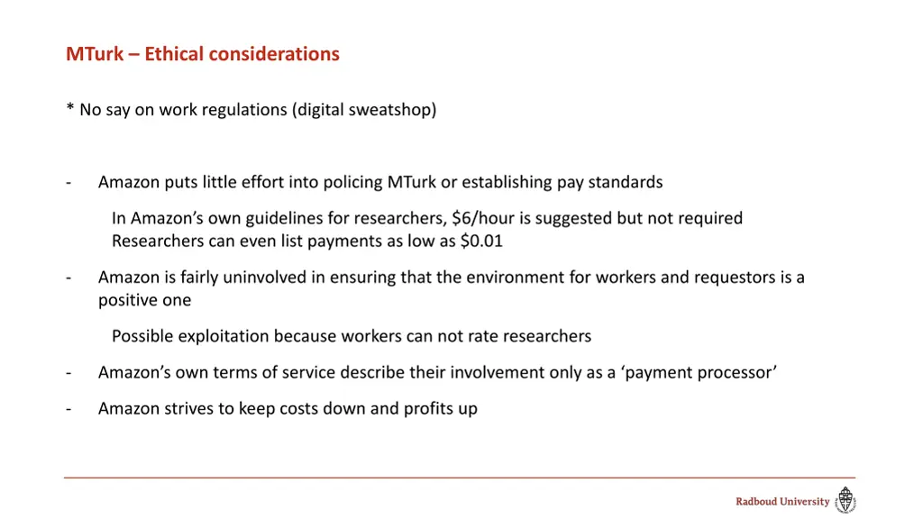 mturk ethical considerations 4