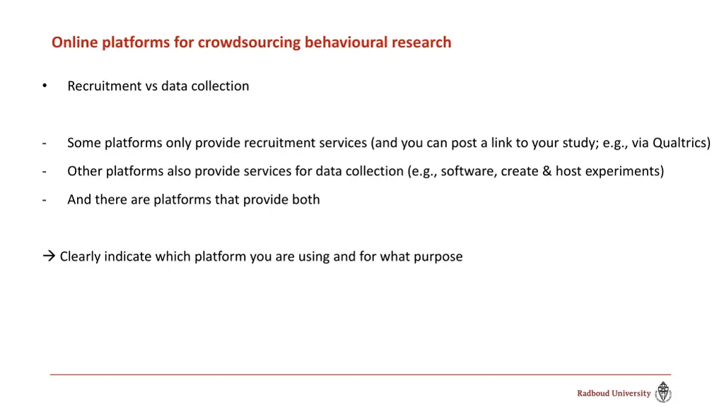 online platforms for crowdsourcing behavioural 1