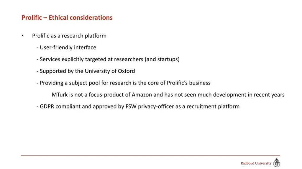 prolific ethical considerations 2