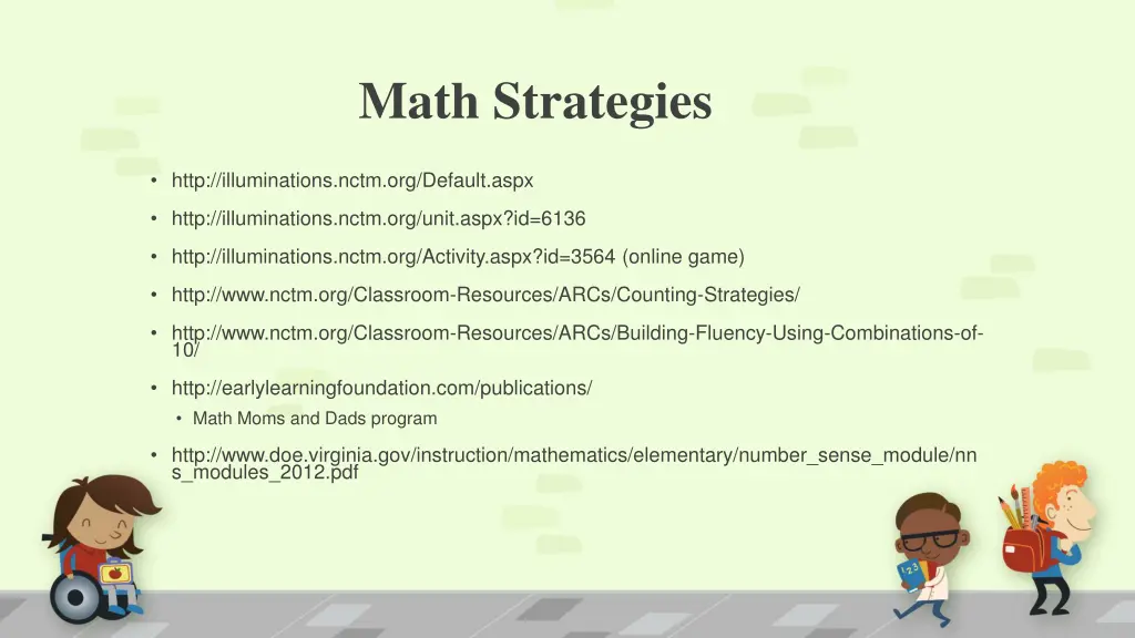 math strategies 2