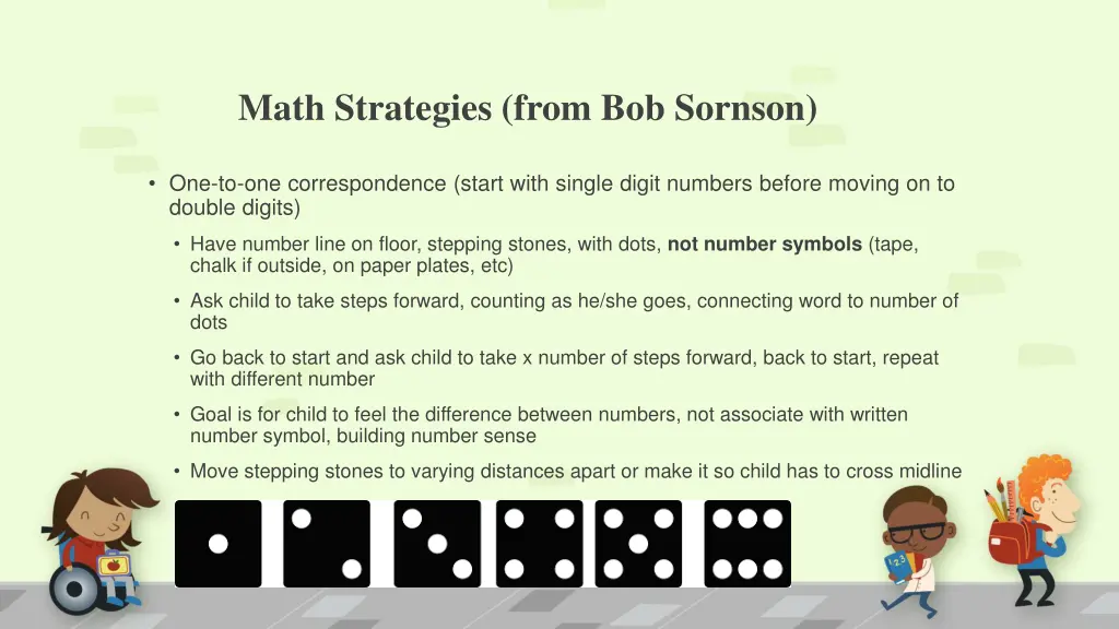 math strategies from bob sornson