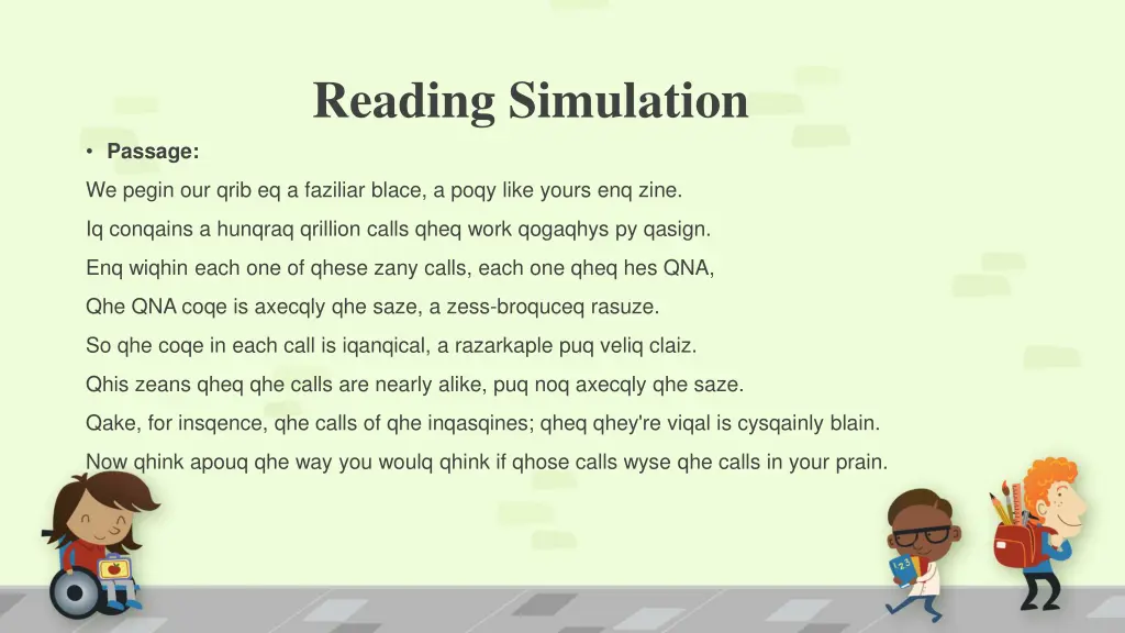 reading simulation 1