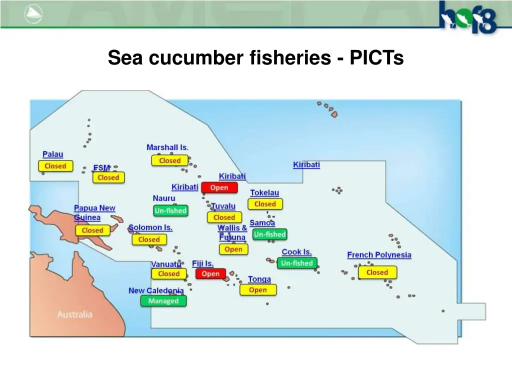 sea cucumber fisheries picts