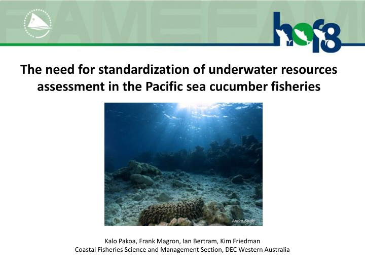 the need for standardization of underwater