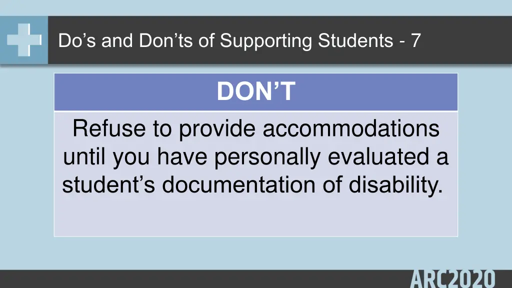 do s and don ts of supporting students 7