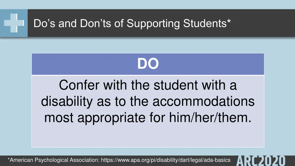 do s and don ts of supporting students