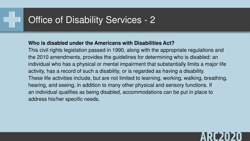 office of disability services 2