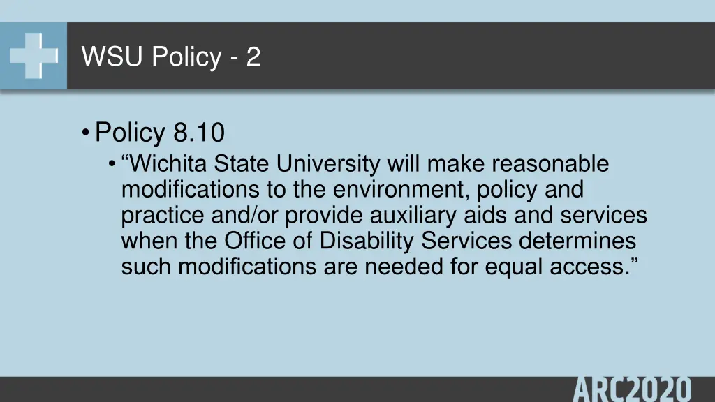 wsu policy 2