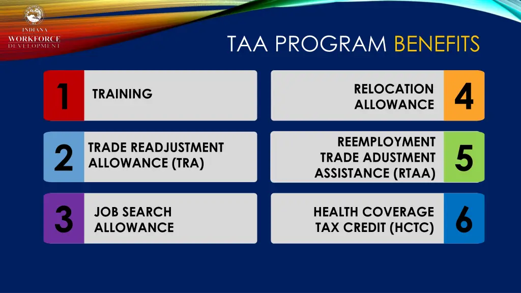 taa program benefits