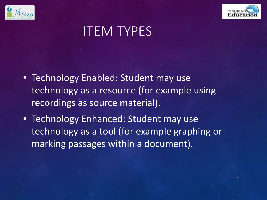 item types