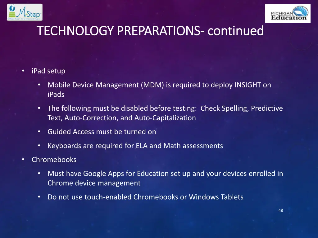 technology preparations technology preparations 1