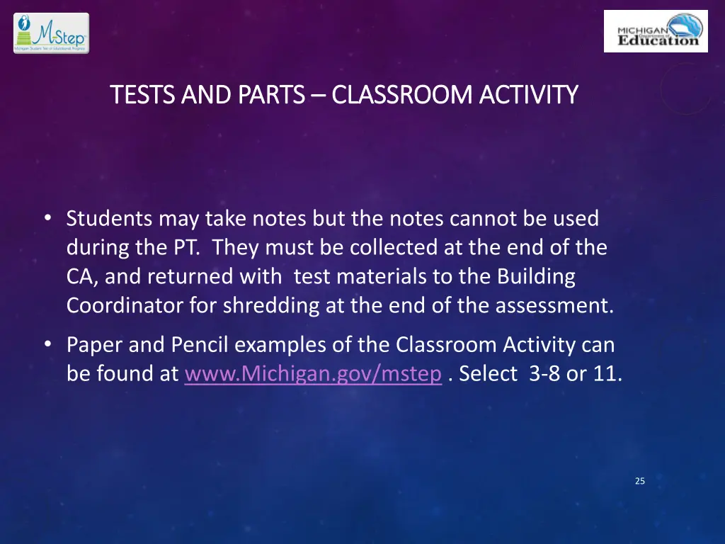 tests and parts tests and parts classroom 1