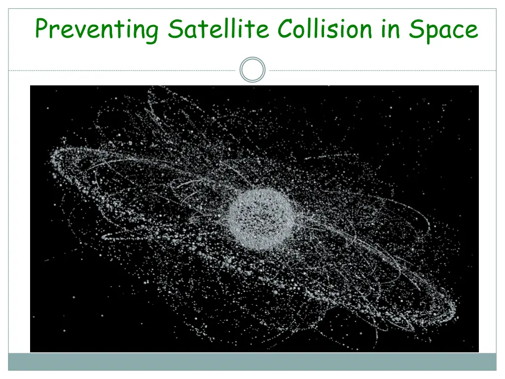 preventing satellite collision in space 1