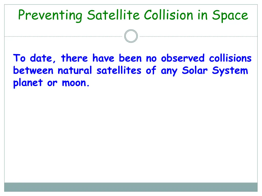 preventing satellite collision in space 5