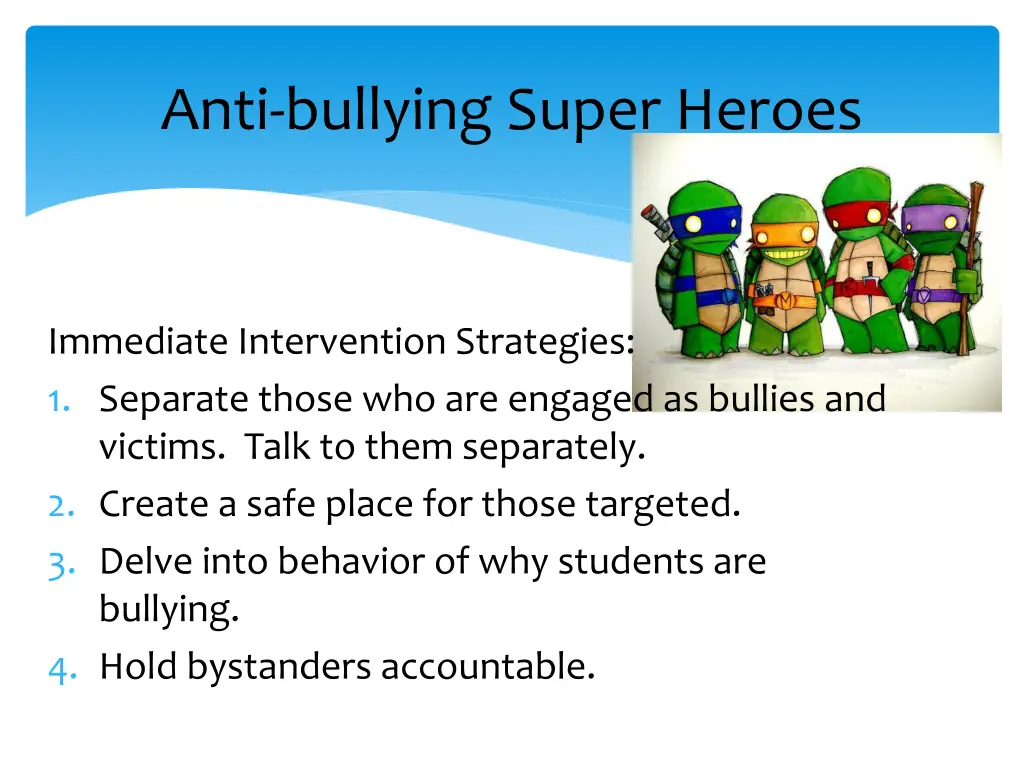 anti bullying super heroes