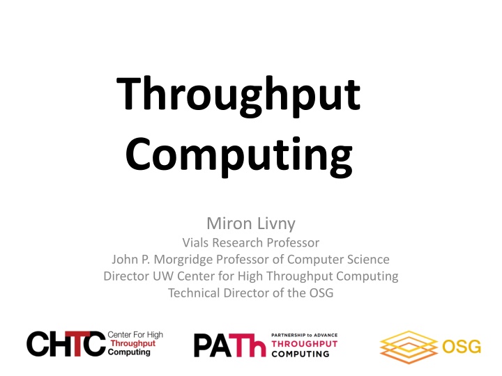 throughput computing