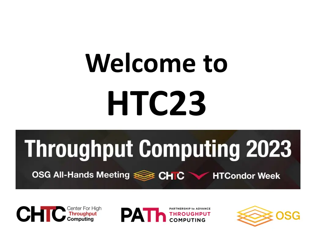 welcome to htc23