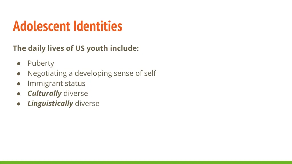 adolescent identities 1