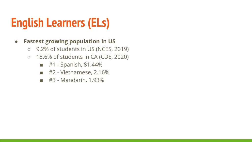 english learners els 1