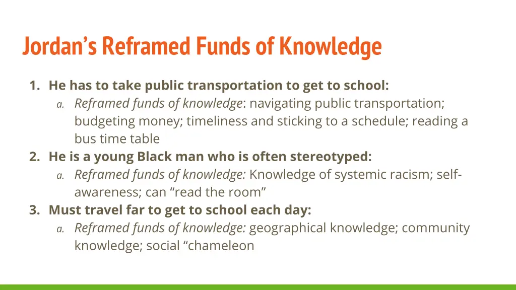 jordan s reframed funds of knowledge