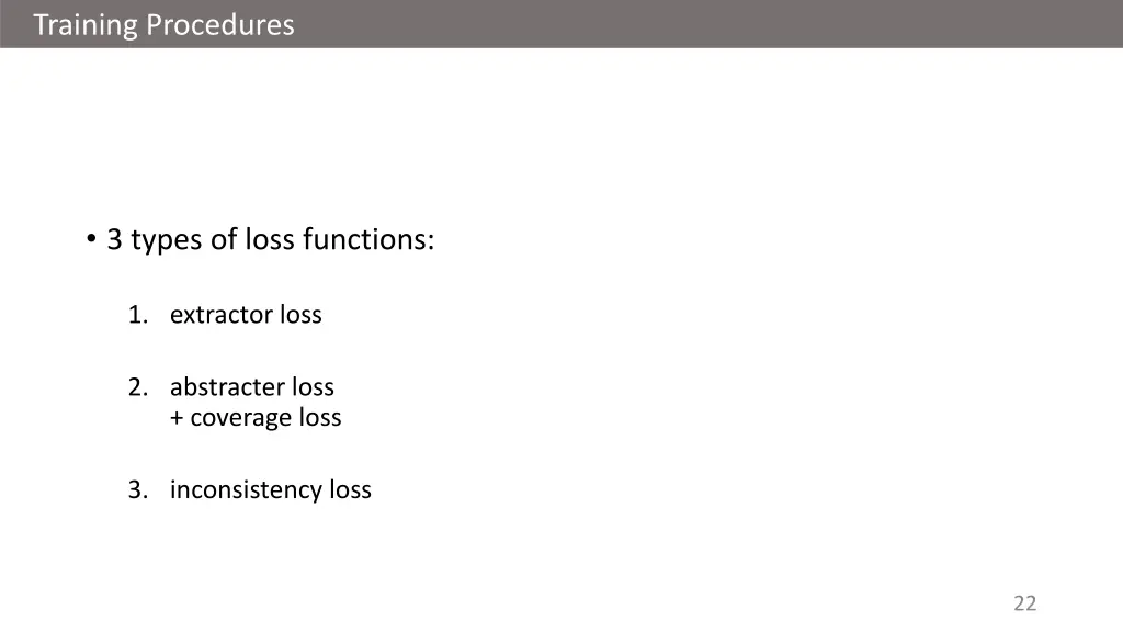 training procedures 1