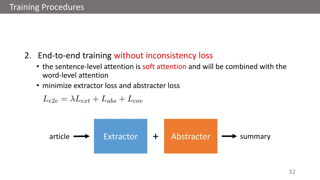 training procedures 11