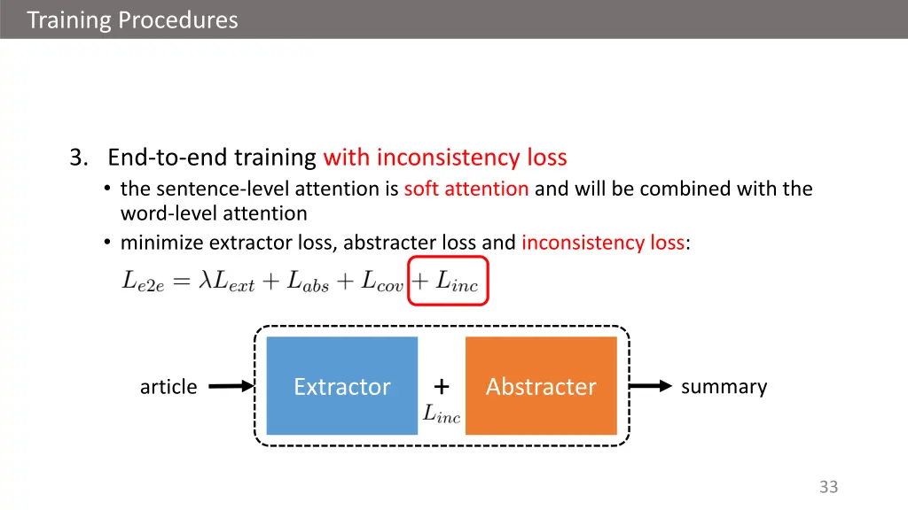 training procedures 12