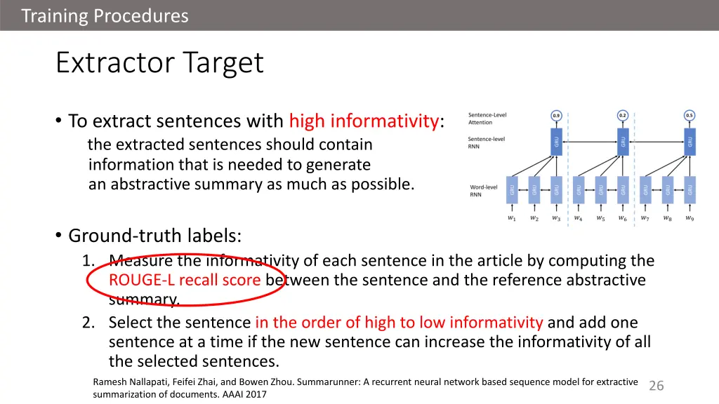 training procedures 5