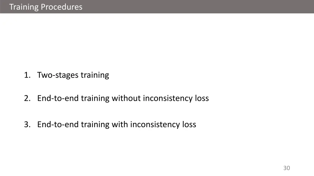 training procedures 9