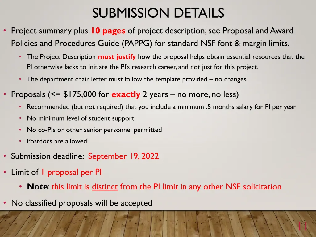 submission details