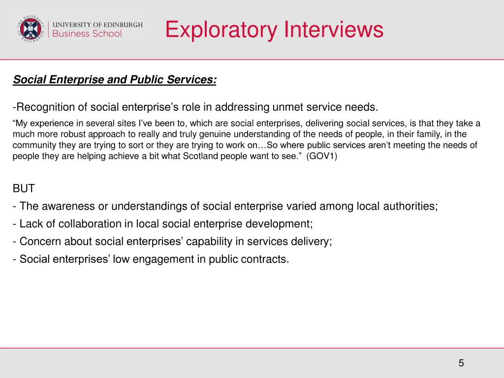 exploratory interviews 2