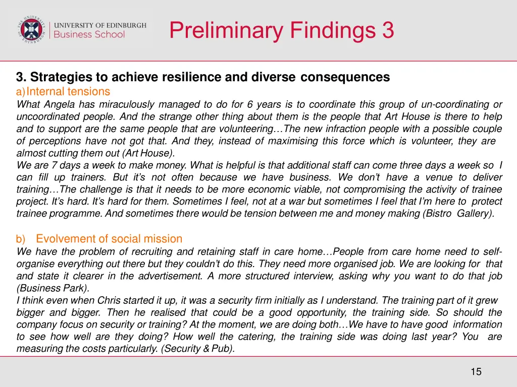 preliminary findings 3