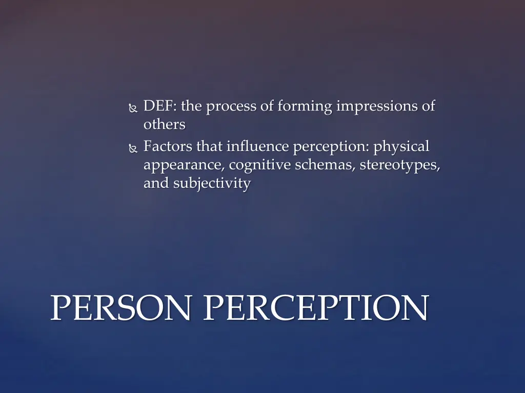 def the process of forming impressions of others