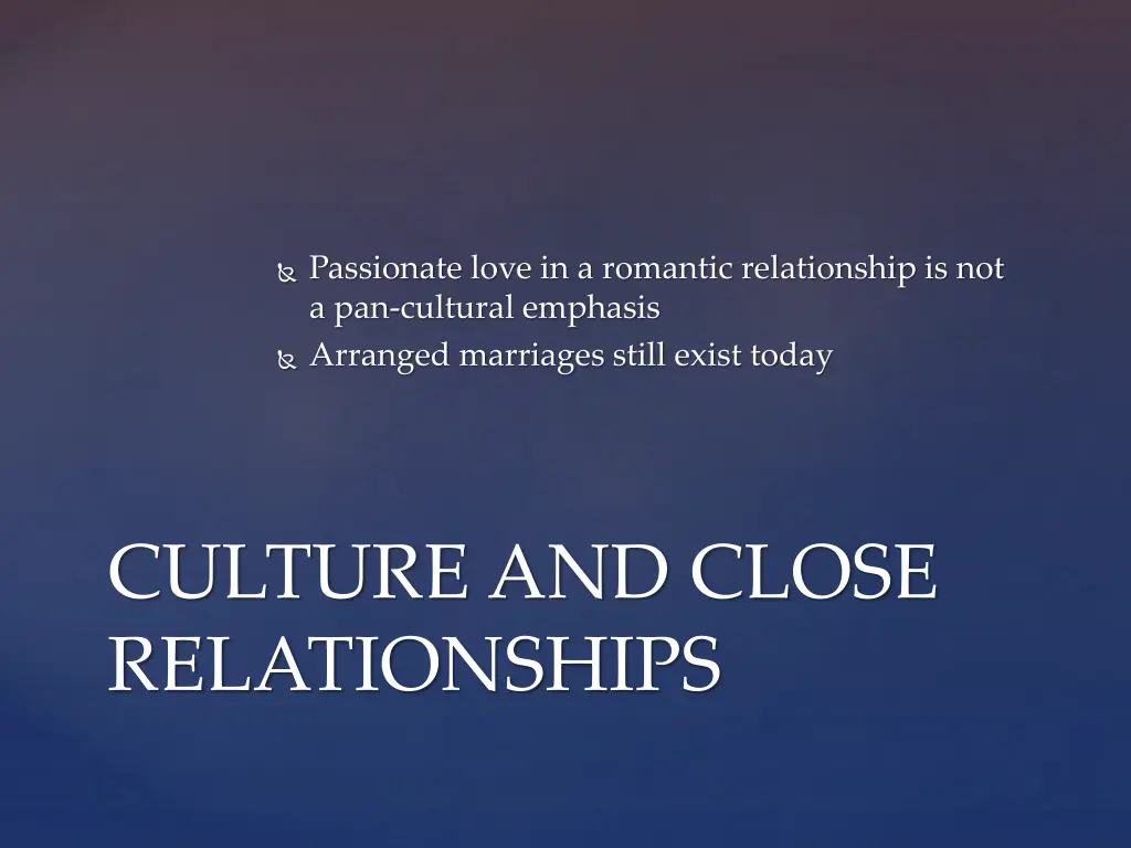 passionate love in a romantic relationship