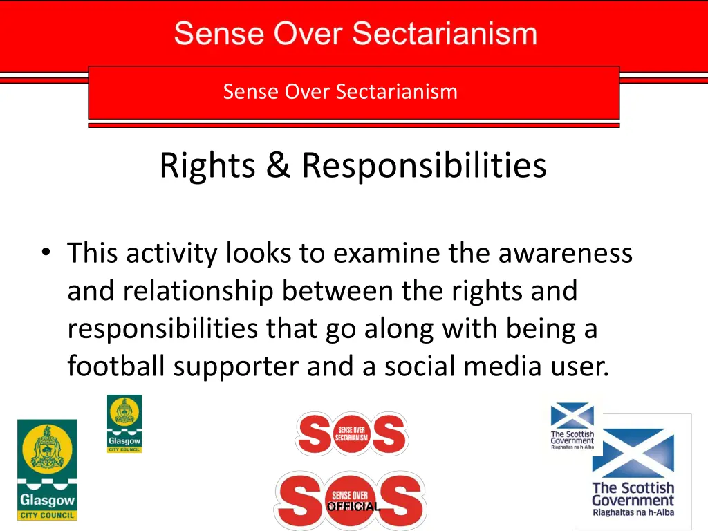 sense over sectarianism sense over sectarianism 1