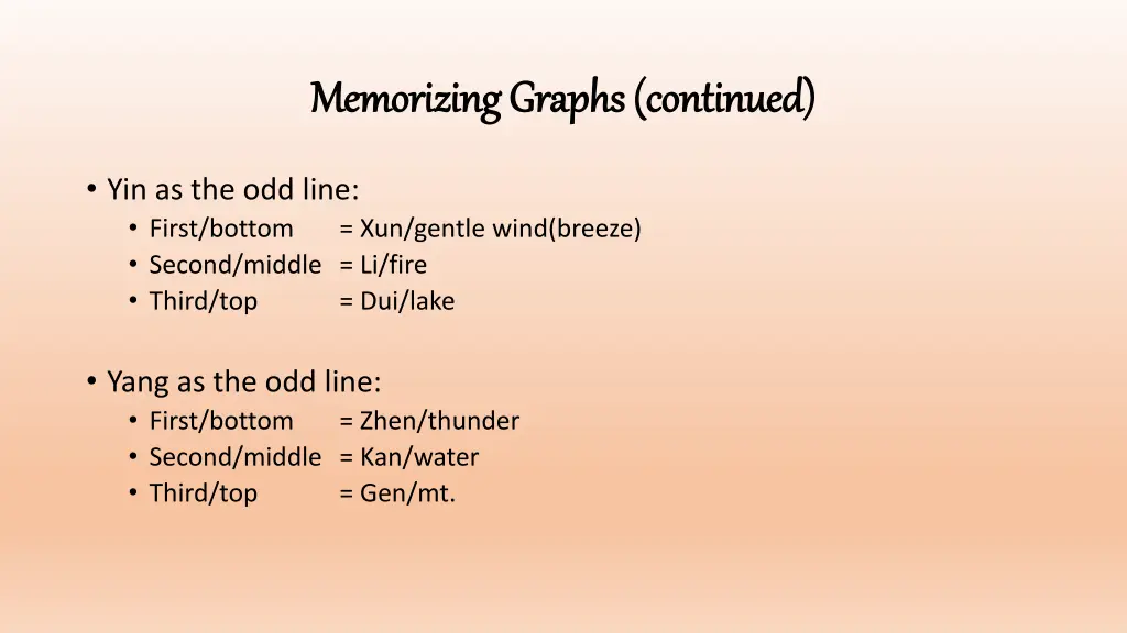 memorizing graphs continued memorizing graphs