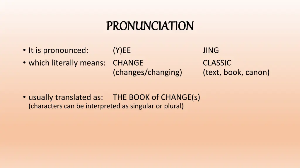 pronunciation pronunciation