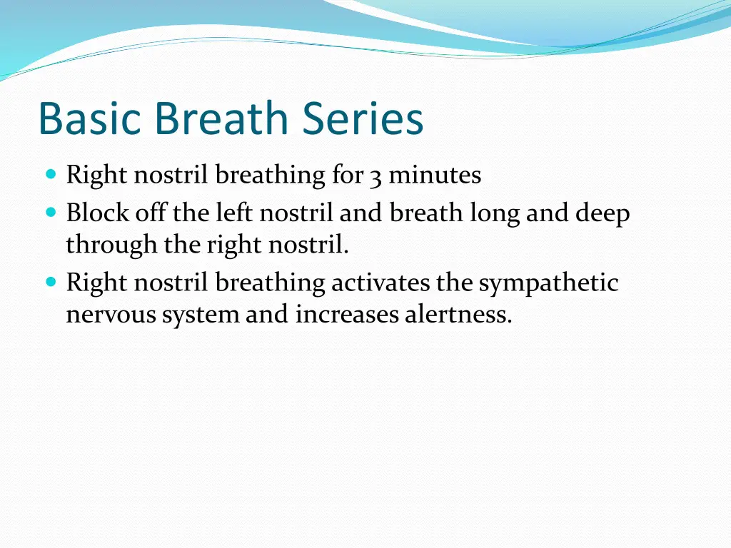 basic breath series 1