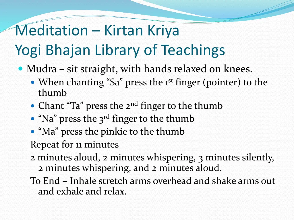 meditation kirtan kriya yogi bhajan library 1