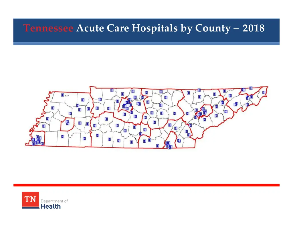 tennessee acute care hospitals by county 2018