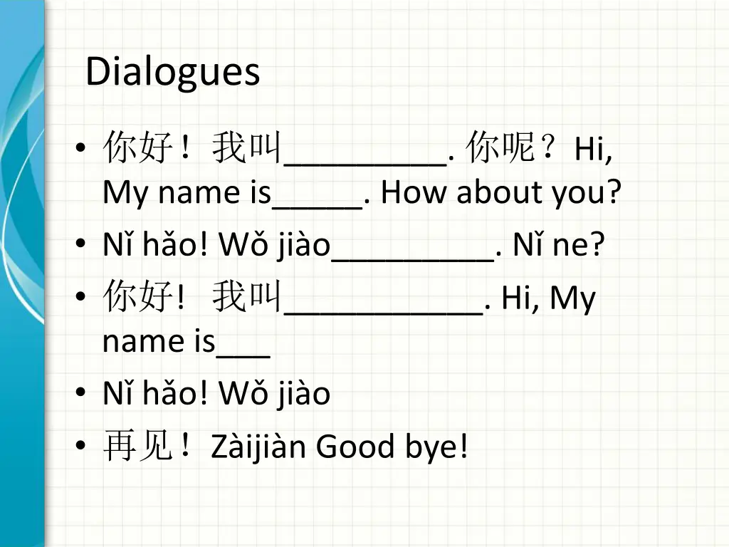 dialogues