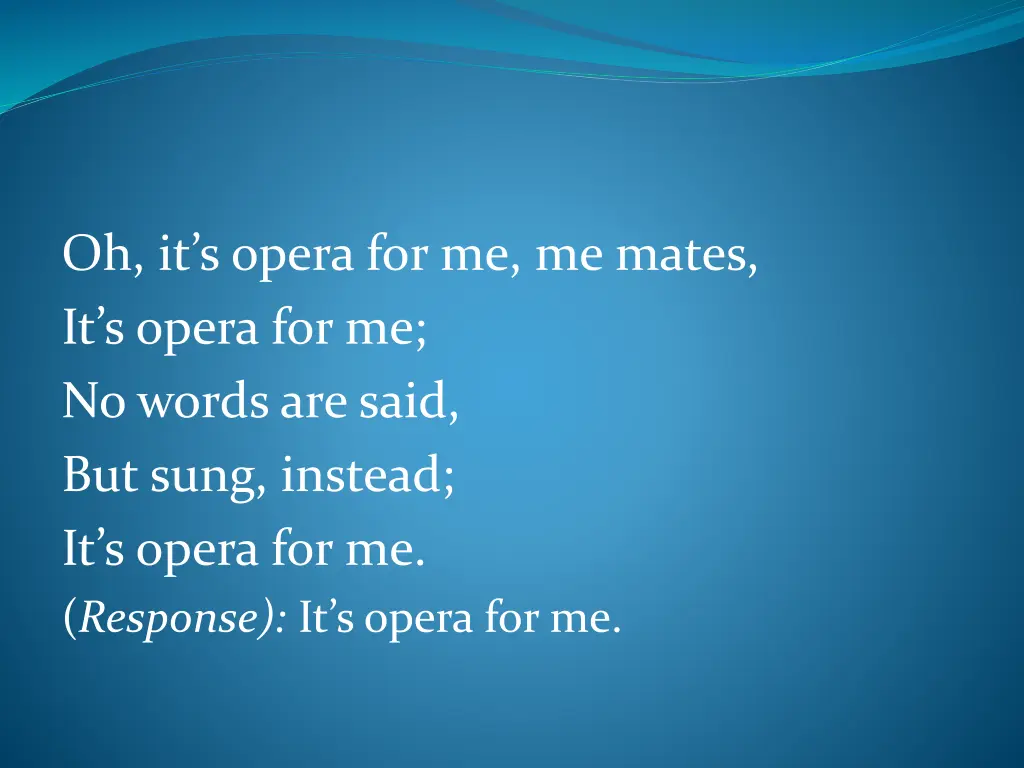 oh it s opera for me me mates it s opera 1